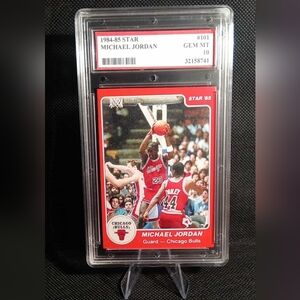 1984-84 Star MICHAEL JORDAN RC #101 Graded GEM-MT RP*